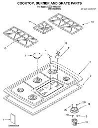 kitchenaid kgcs166gss07 cooktop