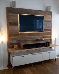 Fernsehwand Aus Altholz Kulturholz