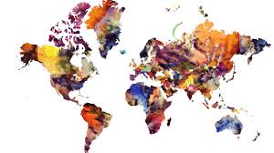 World map illustration, web design, artwork, yellow, food and drink. Aesthetic High Resolution World Map Wallpaper Hd Allwallpaper