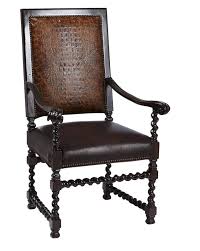 Croco Rust Dining Chair Dining Chairs Brown Leather Chairs Lounge Chair Design