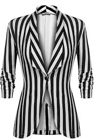 Black And White Striped Blazer Womens Beyove Women S 3 4 Stretchy Ruched Sleeve Open Front Lightweight Work Office Blazer Jacket Teal S At Amazon Women S Cloth In 2020 Striped Jacket Striped Blazer Clothes