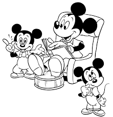 The anthropomorphic mouse has evolved from being simply a character in animated cartoons and comic strips to become one of the most recognizable symbols in the world. Mickey Mouse Free Printable Coloring Book 47