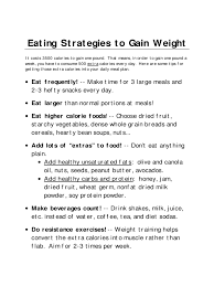 healthy diet chart for weight gain 11 simple tips and a to