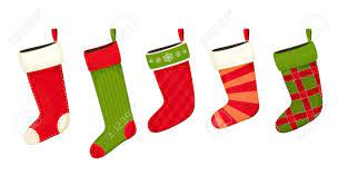 Decorate your living room mantel and staircase with fun and colorful stockings that even santa will love. Christmas Stockings Red Green Colors Hanging Holiday Decorations Royalty Free Cliparts Vectors And Stock Illustration Image 67950711