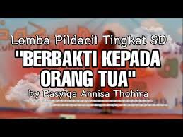 Wb bismillahirahmanirahim alhamdulillahirobil alamin robbi zidni ilma warzuqni fahma amin, amin, ya. Lomba Pildacil Tingkat Sd Berbakti Kepada Orangtua By Rasyiqa Annisa Thohira Juara Lomba Pildacil Youtube