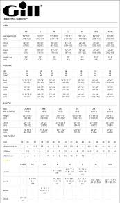 77 Unusual Gill Sailing Gloves Size Chart