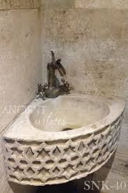 reclaimed stone and marble sinks
