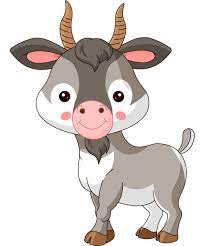 Billy Goat Goat Cartoon Cute Goats Baby Animals
