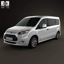 3d Model Of Ford Tourneo Connect 2014 Ford Transit Ford Ford Van