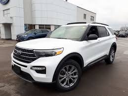 It's seven selectable drive modes include normal, trail, deep snow/sand, slippery, sport ©2020 ford motor company of canada, limited. 2020 Ford Explorer Xlt White In Port Perry Durhamregion Com
