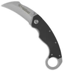 Canivete Faca Tática Militar Karambit Smith Wesson Smith Amp Wesson Extreme Ops Karambit Liner Lock Knife 3 Quot Bead Blast Ck33 Blade Hq Karambit Knife Collectible Knives