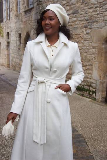 White Wool Long Coat - Elegant Single Breasted Winter Coat – Xiaolizi