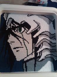 Anime warrior dmc cross stitch pattern in pdf dmc. Ulquiorra Cross Stitch By Shadowsoftherose On Deviantart