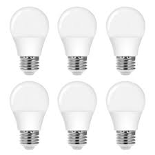 A15 Small Led Light Bulbs 40w Equivalent 4w 400lm 5000k Daylight White E26 For Refrigerator Fan Light Non Dimmable 6 Pack Walmart Com Walmart Com