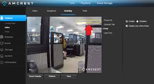 How To Modify a Time Stamp Overlay – Amcrest