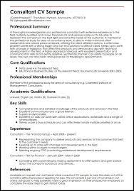 07900257283 email check out the templates below for more cv samples Consultant Cv Example Myperfectcv
