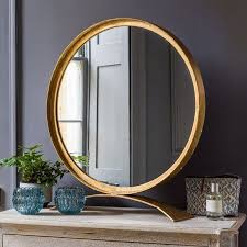 Zandar Iron Round Table Mirror Mirror Wall Living Room Mirror Design Wall Mirror Table