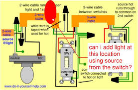 Above are two 3 way wiring diagrams of this scheme as you might see it in the flesh, complete with neutrals, boxes, and cables. Existing 3 Way Switch Light Add A Light Home Improvement Stack Exchange