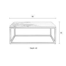 Small coffee tables that float in the middle of the room are one of my top 10 biggest living room style mistakes. Zuiver Marble Power Coffee Table Zuiver Cuckooland