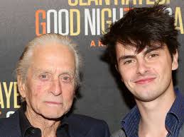 Michael Douglas supported by rarely-seen son Dylan for exciting milestone