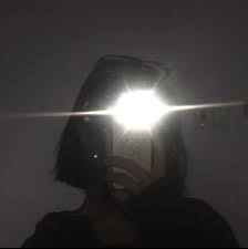 Aesthetic Black And White Mirror Selfie With Flash 