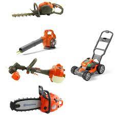 Husqvarna Toy Leaf Blower Lawn Mower Hedge Trimmer Lawn Trimmer Chainsaw Battery Operated Toys Lawn Mower Hedge Trimmers