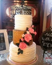 Sugar Flowers And Gold Wedding Cakes Savannah Wedding Cake Wedding Cakes Cake