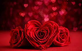 Maybe you would like to learn more about one of these? Download Wallpapers Valentines Day Roses Hearts 4k Bokeh Flowers Heart Besthqwallpapers Com Valentines Wallpaper Rose Day Wallpaper Happy Valentines Day Wishes