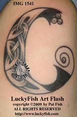Celtic alphabet letters tattoos letter with ornament. Celtic Letter Tattoos Luckyfish Art