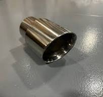 4" Titanium Double Wall Exhaust Tip, 3.00" Tube