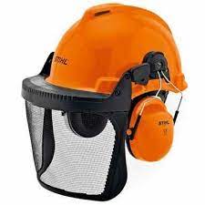 Stihl Arborist Birch Orange Hard Hat Helmet Ear Defenders Visor 00008842401 Stihl Stihl Helmet Safety Helmet