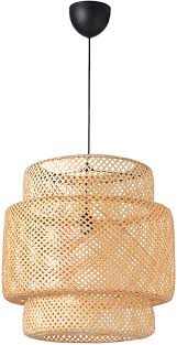 One side of the blades is white and the. Ikea 703 150 30 Sinnerlig Pendant Lamp Bamboo Amazon Com