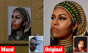 Artist accused of stealing Michelle Obama idea for mural