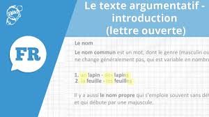 Les connecteurs linguistiques pour bien écrire et argumenter. L Introduction Du Texte Argumentatif Alloprof