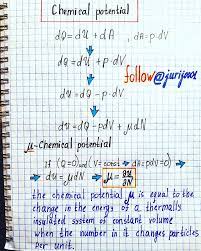 Chemical Potential Illustration By Physics Teacher Yuri Kovalenok Jurij0001 Jurijskovalenoks In 2020 Engineering Notes Physics Notes Basic Physics