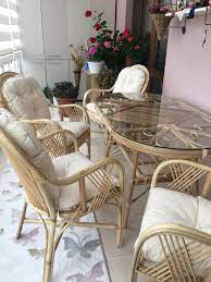 Masa sandalye sehpa (sadak) toptan ve perakende satişlarimiz mevcuttur. Ankara Bambu Bahce Balkon Mobilyalari 4 Kisilik Dizayn Bambu