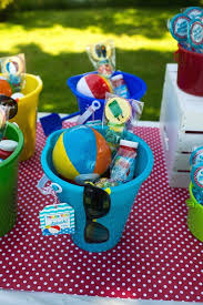 Colorful Pool Themed Birthday Party Kara S Party Ideas Pool Birthday Party Pool Party Kids Beach Birthday Party