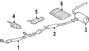 A three way catalyst converter (manifold) with high oxygen storage capacity will indicate a low switching frequency. 2005 Sienna Ce Rear Exhaust Gasket Rusted Toyota Sienna Forum Siennachat Com