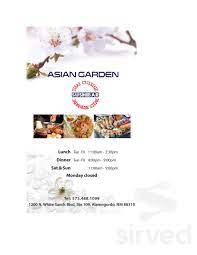 Asian Garden Menu In Alamogordo New Mexico Usa