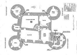 Floor Plan Of Second Level | Medieval Castle De Montbrun, Dournazac,  Haute-Vienne, France | Fantasy Castle, Castle Layout, Castle Plans