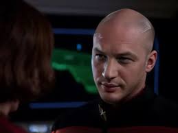 What about now dead actors and actresses other than those involved in the  Star Trek franchise playing characters in the Star Trek franchise. I'll  start you off. Yul Brynner as Capt. Jean-Luc