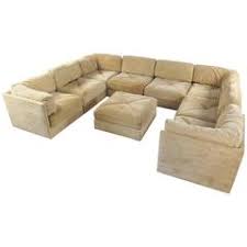 Mid century = long, low, horizontal lines. Mid Century Modern Sectional Sofa By Selig At 1stdibs