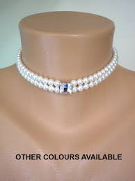 PRECIOSA Pearl Choker, 2 Strand Pearl Choker, MORE COLOURS, Custom  Necklace, Bridal Choker, Wedding Jewelry, Prom, Bridal Necklace, Gatsby -  Etsy 日本