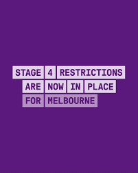 No restrictions on reasons to leave home or distance. Stage 4 Restrictions Are Now In Place Public Transport Victoria Facebook