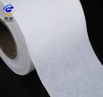 Tela no tejida de pulpa de madera y PET biodegradable y ...