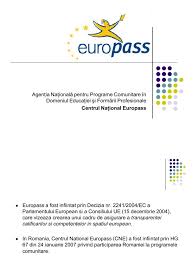 În profilul dumneavoastră europass puteți enumera și clasa competențele digitale de care dispuneți. Euro Pass