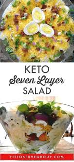 Low Carb Rezepte Keto Inszenierter Salat Layered Salad Recipes Keto Recipes Easy Keto Diet Recipes