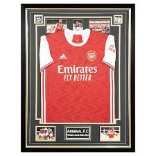 Arsenal fc jerseys, arsenal kits. Signed Arsenal Fc Shirt Framed Premier League Jersey 2021 Firma Stella