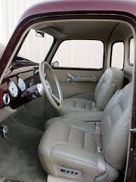 0810cct 06 Z 1953 Chevy Truck Custom Interior Jpg 480 640 Truck Interior Chevy Trucks 54 Chevy Truck