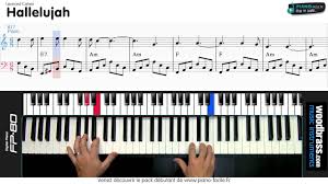 Hallelujah Leonard Cohen Jeff Buckley Tuto Cover Piano Youtube